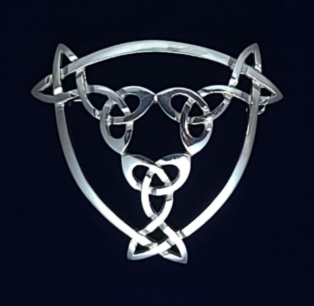 Mithril Large Celtic Brooch C58 - Sterling Silver