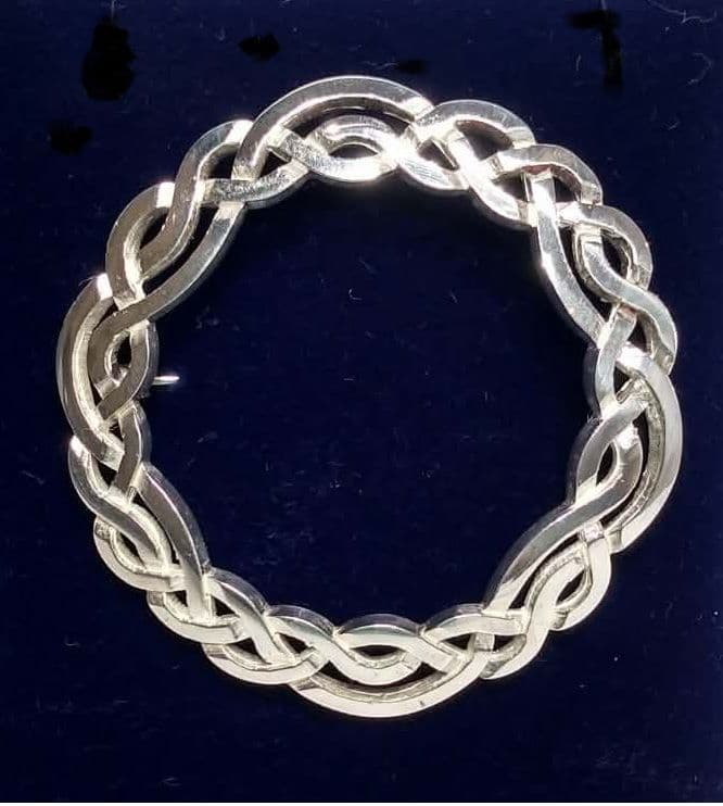 Mithril Large Celtic Brooch C91 - Sterling Silver