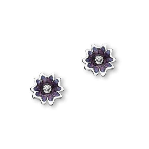 Ortak Scottish Primrose Stud Earrings 9mm - Sterling Silver