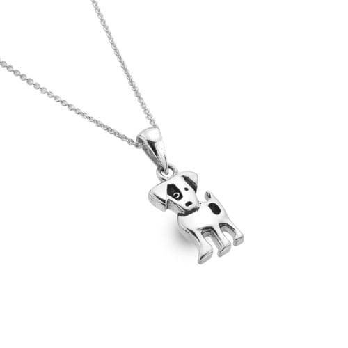 Sea Gems Origins Small Dog Pendant & Chain - Sterling Silver