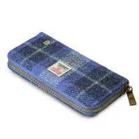 The Long Purse - Blue Tartan by Islander