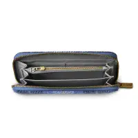 The Long Purse - Blue Tartan by Islander