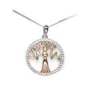 Zilver Designs Mother Earth Pendant & Chain - Sterling Silver