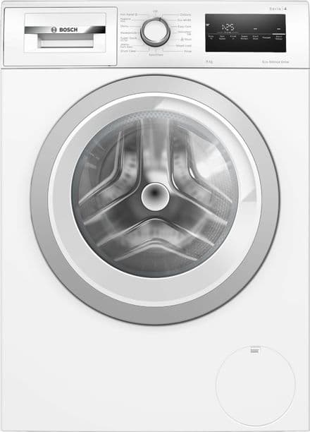 Bosch WAN28259GB Serie 4 9kg 1400 Spin EcoSilence Drive Washing Machine - White/Silver