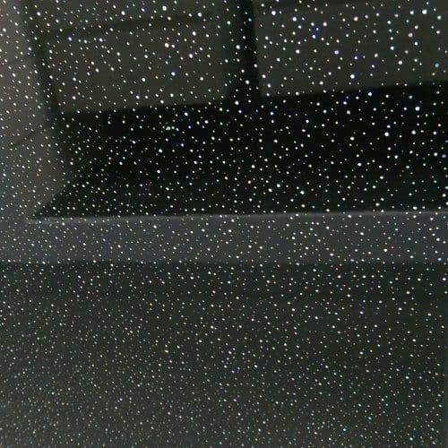 1000mm x 2400mm Black Sparkle Wet Wall Panels