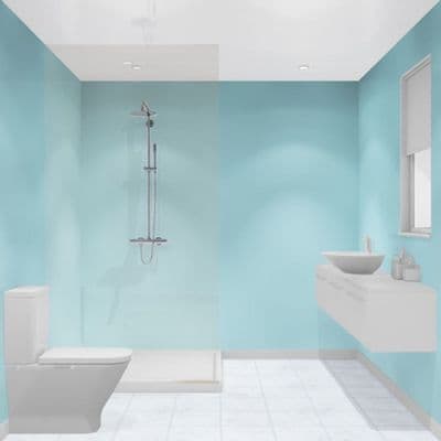 Large Bathroom Wet Wall Panels