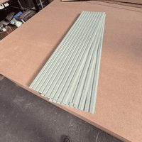 Slatted wall panelling kit 1.2m x 1.2m