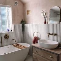 Slatted wall panelling kit 1.2m x 1.2m