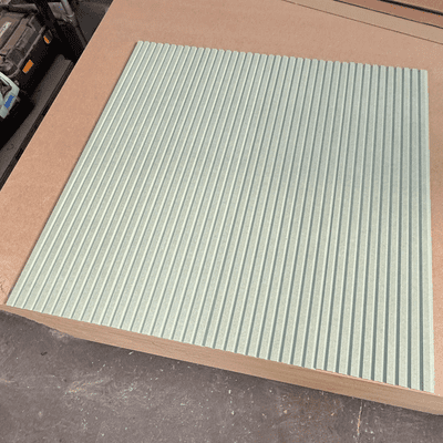Slatted wall panelling kit 1.2m x 1.2m