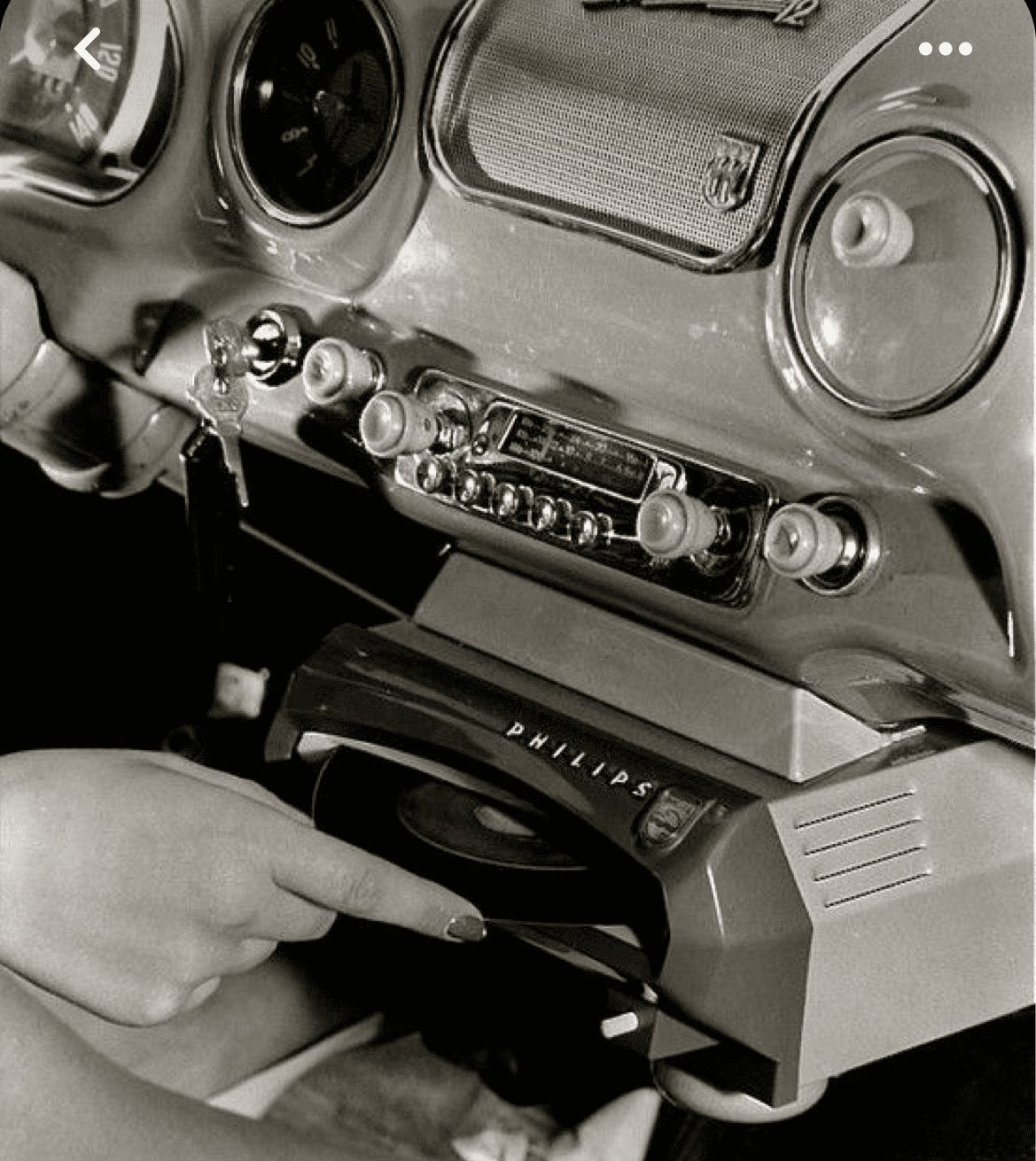 Auto Music Machine Philips Automignon Car Record Player