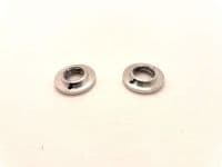 x2 Blaupunkt Polished Face Plate Nuts