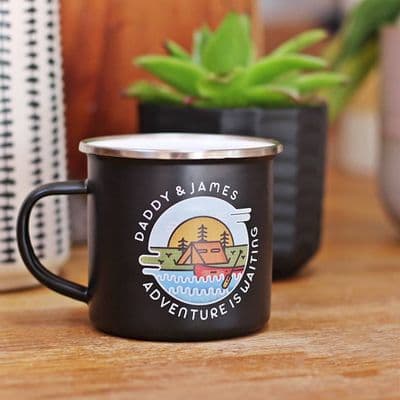Adventure Is Waiting Enamel Mug