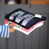 Animal Print Alphabet Kids T Shirt