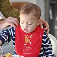 Baby's First Christmas Mouse Bib