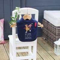 Baby's First Christmas Mouse Bib