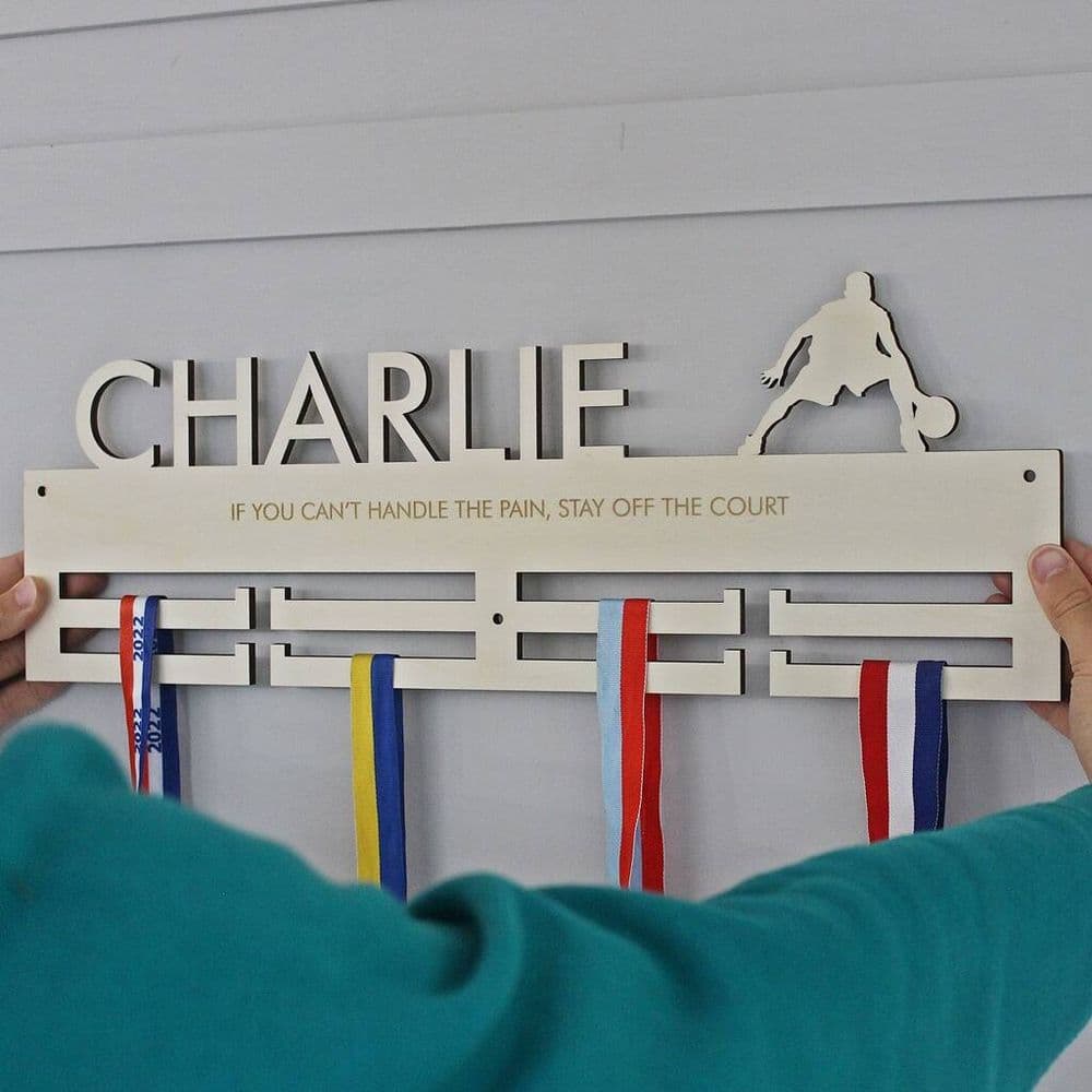 Basketball Medal Hanger