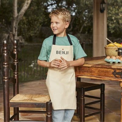 Children's Personalised Cooking and Baking Fairtrade Apron