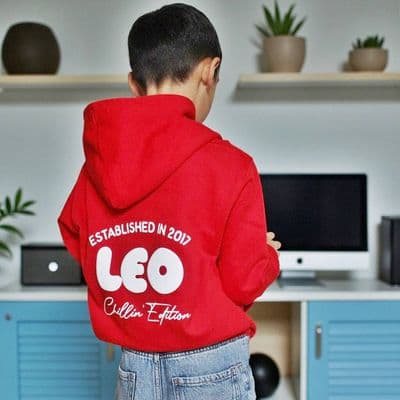 Children's Personalised 'Puff' Hoodie Comfort Edition