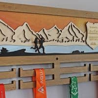 Couples Running 3D Medal Hanger