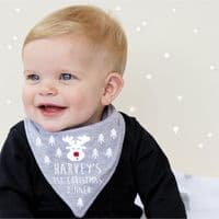 First Christmas Bandana Bib