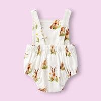 Hare and Dandelion Baby Dungaree Romper