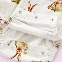 Hare and Dandelion Baby Dungaree Romper
