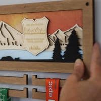 Kickboxing 3D Medal Hanger