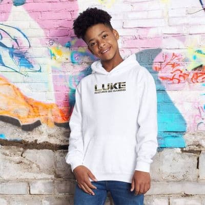 Kids Gaming Personalised Hoodie