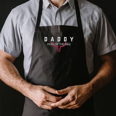 King Of The BBQ Personalised Apron