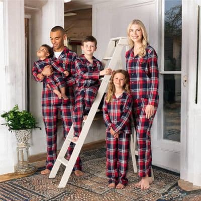 Matching Personalised Family Christmas Pyjamas