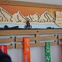 Mountain Bikers 3D Medal Hanger