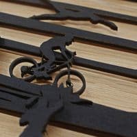 Mountain Bikers 3D Medal Hanger