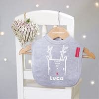 Nordic Christmas Deer Bib