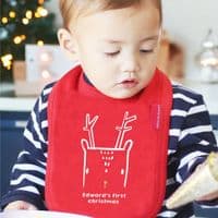 Nordic 'First Christmas' Deer Bib