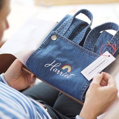 Organic Baby Denim Dungarees