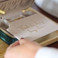 Personalised Bridesmaids Velvet Jewellery Box