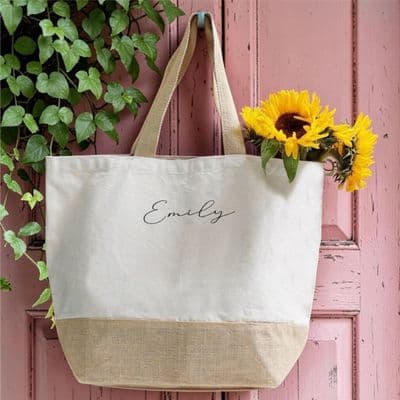 Personalised Canvas Shopping Bag