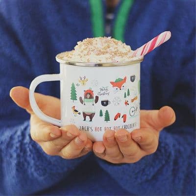 Personalised Child's Ho Ho Ho Hot Chocolate Mug