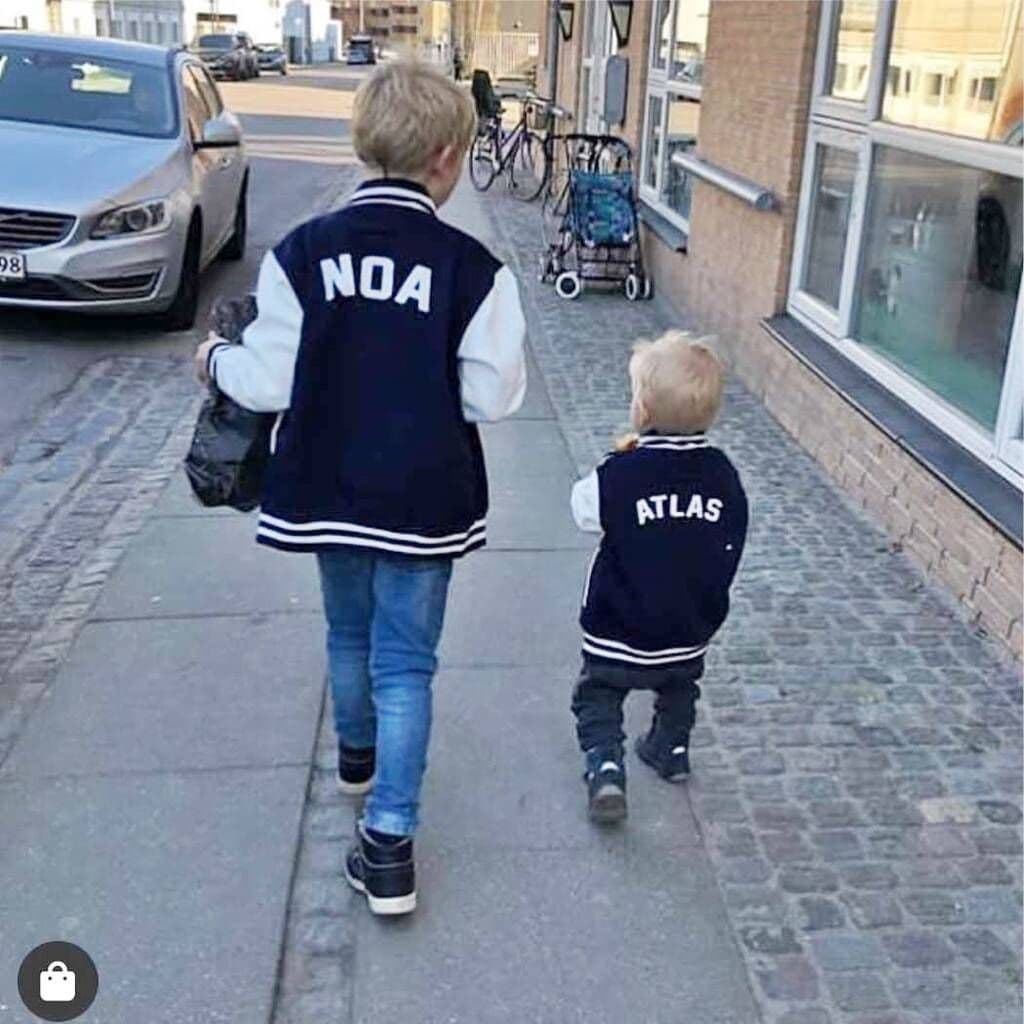 Personalised Childrens Varsity Jacket