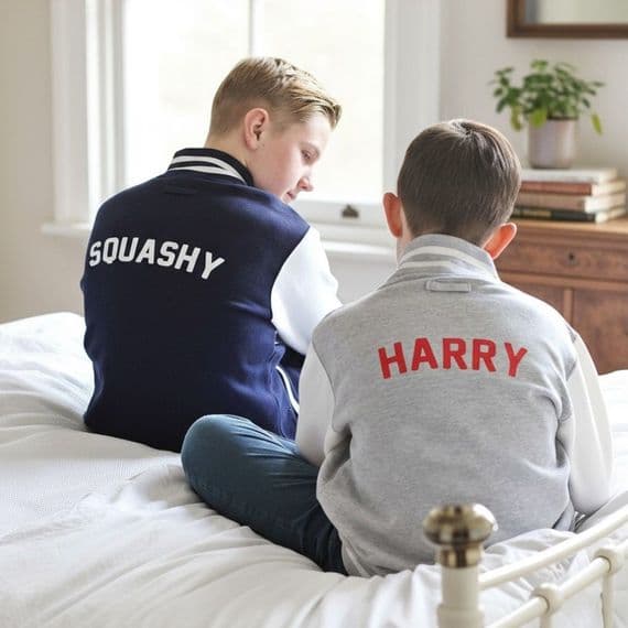Personalised Childrens Varsity Jacket