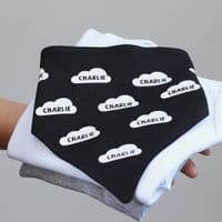 Personalised Cloud Bandana Bib