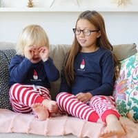 Personalised Embroidered Christmas Gonk Pyjamas
