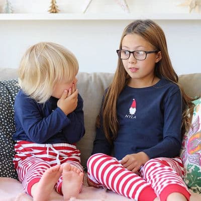 Personalised Embroidered Christmas Gonk Pyjamas