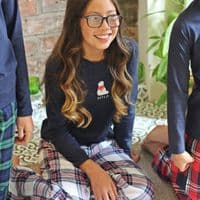 Personalised Embroidered Polar Bear Pyjamas