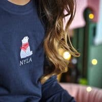 Personalised Embroidered Polar Bear Pyjamas