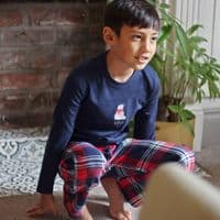 Personalised Embroidered Polar Bear Pyjamas