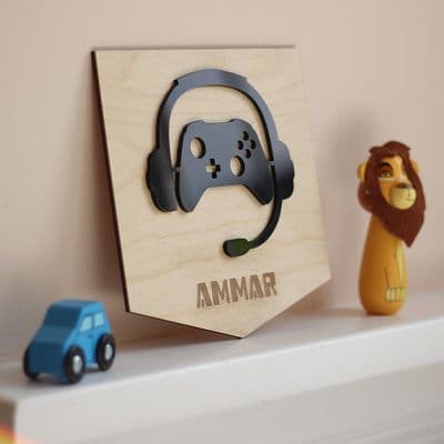 Personalised Gamer's Bedroom Sign