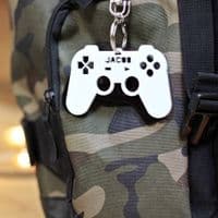 Personalised Gamers Keyring