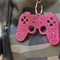 Personalised Gamers Keyring