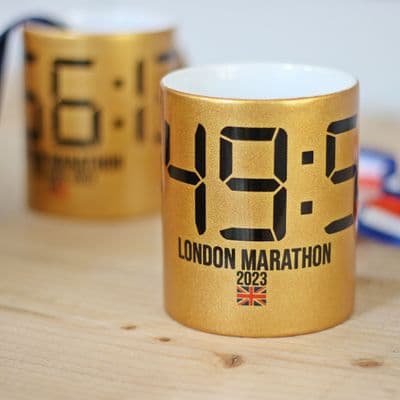 Personalised Golden Triumph Mug